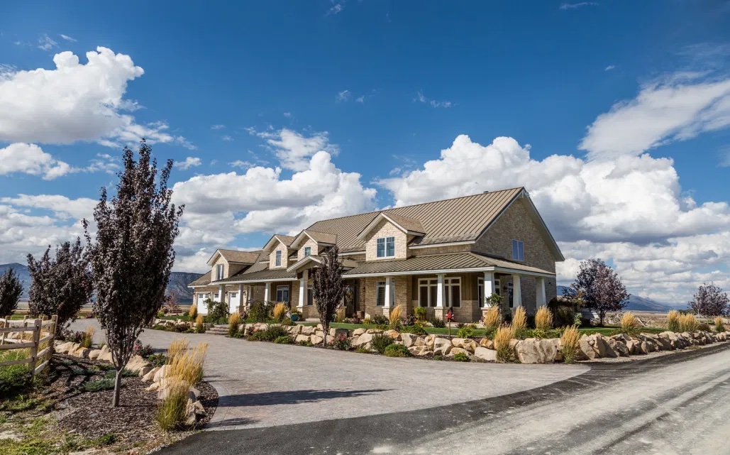 A new, beautiful home wired by Custom Electrical Services  - the best electrician in Utah.
